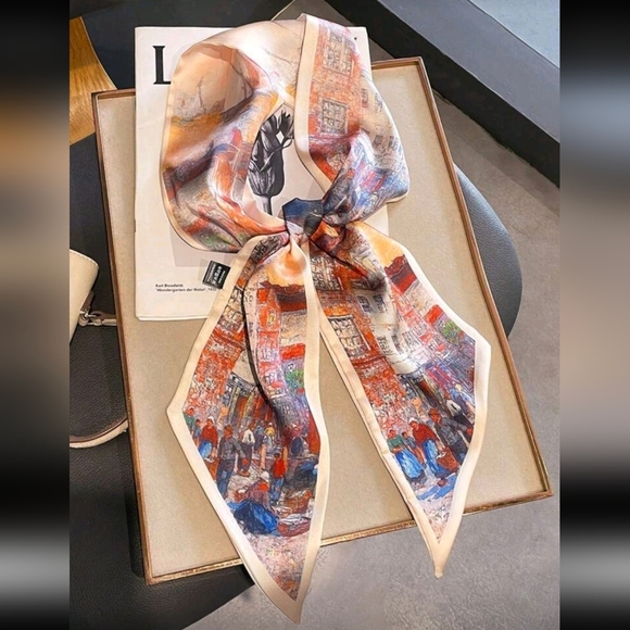 Accessories - Mediterranean Style Decor Scarf/ Purse Scarf NEW